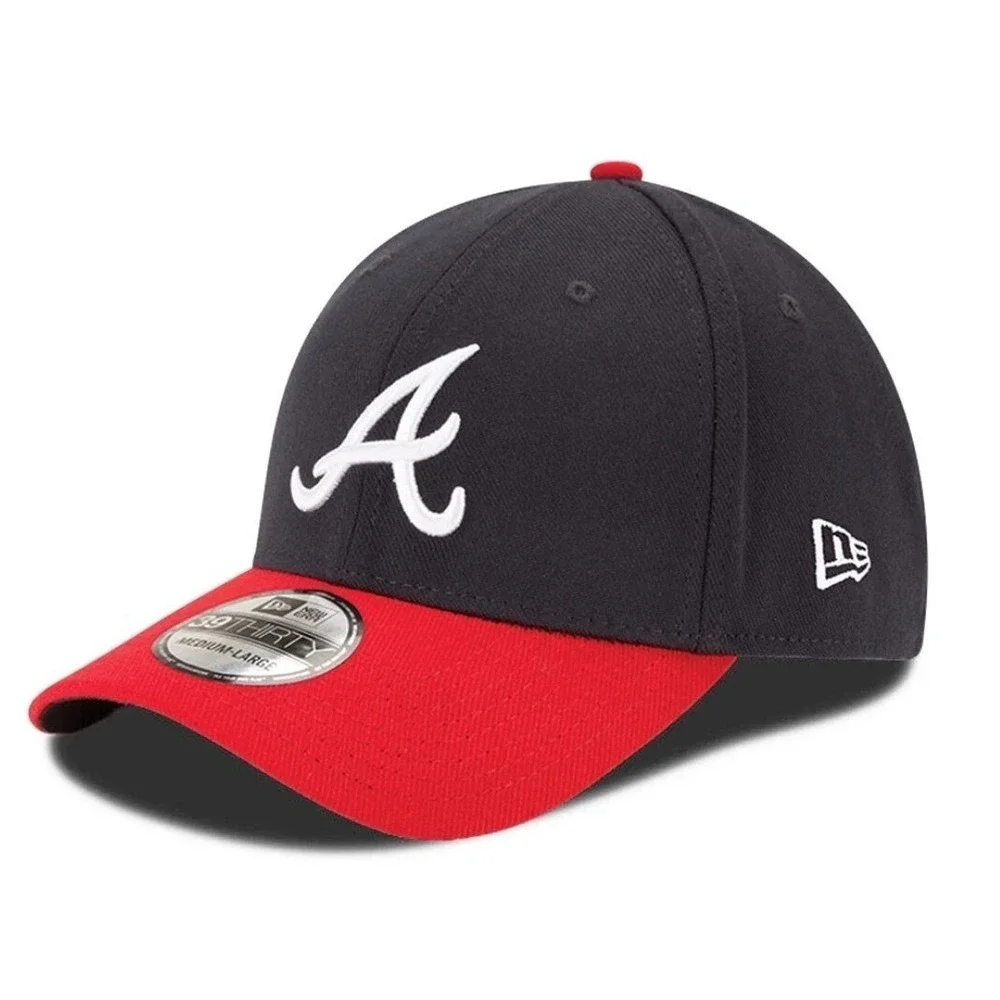 New Era Navy/Red Atlanta Braves MLB Team Classic Home 39THIRTY‎ Flex Hat M/L